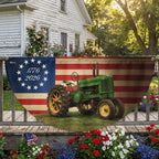 1776 2026 John Deere Tractor Proud Farmer Farm Life Fan Flag