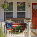 1776 2026 John Deere Tractor Proud Farmer Farm Life Fan Flag