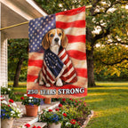 Beagle American Patriot Flag, 250 Years Strong Dog US Flag