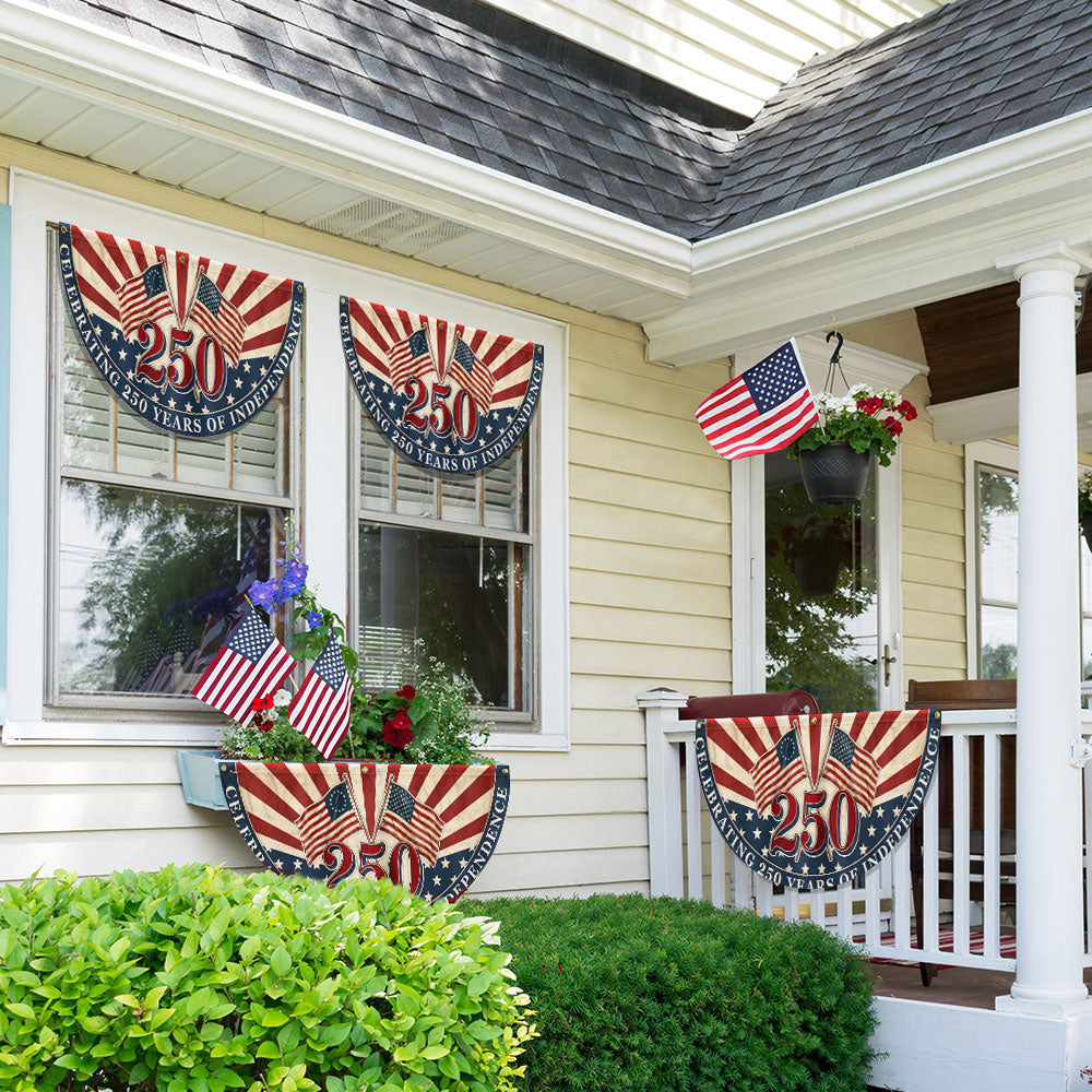 250th Anniversary Betsy Ross Flag, Celebrating 250 Years of Independence Retro Fan Flag