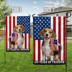 Dog American Flag, 250 Years of Freedom Beagle Dog US Flag
