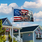 Betsy Ross Flag, 250 Years of Freedom Liberty We The People Grommet Flag