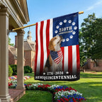 Dog American Flag, 250th Anniversary Semiquincentennial Beagle US Flag