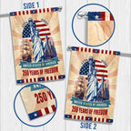 Patriotic Flag, 250 Years of Freedom Liberty Vintage American Flag