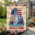 Patriotic Flag, 250 Years of Freedom Liberty Vintage American Flag
