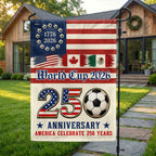 250th Anniversary Flag, World Cup 2026 America Celebrate 250 Years US Flag