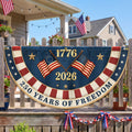 250 Years of Freedom Betsy Ross American Fan Flag for Patriotic Decor