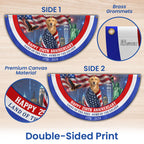 Happy 250th Anniversary Land of The Free Home of Golden Retriever Fan Flag