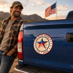 God Bless America 1776 2026 We The People Car Magnet
