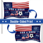 World Cup USA 2026 America Celebrate 250 Years Grommet Flag