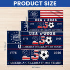 World Cup USA 2026 America Celebrate 250 Years Grommet Flag