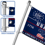 World Cup USA 2026 America Celebrate 250 Years Grommet Flag