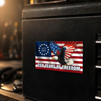 250 Years of Freedom Betsy Ross Flag 1776 2026 Eagle Car Magnet