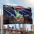 250th Anniversary United States of America Patriotic Liberty Grommet Flag