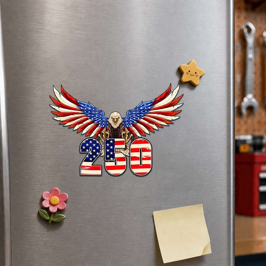 250th Anniversary Patriotic Eagle USA Vehicle Magnet for Car