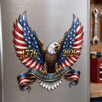 250th Anniversary Patriotic Eagle Proud to Be American Car Magnet