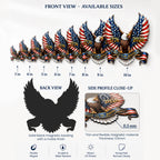 250th Anniversary Patriotic Eagle Proud to Be American Car Magnet