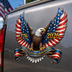 250th Anniversary Patriotic Eagle Proud to Be American Car Magnet