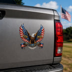 250th Anniversary Patriotic Eagle Proud to Be American Car Magnet