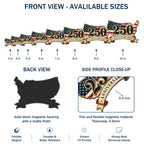 Celebrating 250 Years of Independence American Maps Retro Car Magnet
