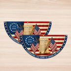Celebrating 250 Years of American Pride We The People Retro Fan Flag