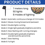 Patriotic Flag, Celebrating 250 Years of Independence Solar Led Fan Flag