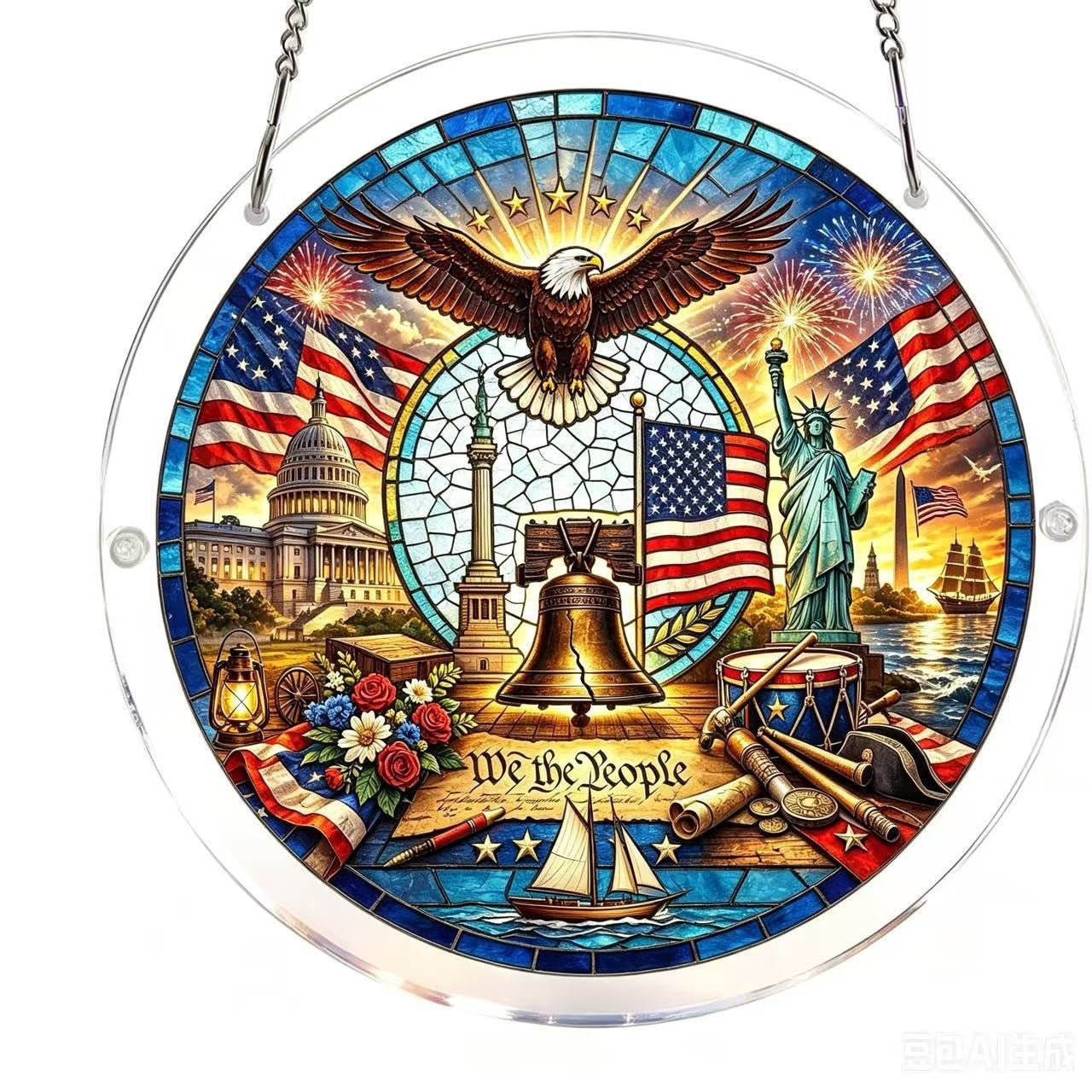 250th Anniversary Colorful Suncatcher Puzzle