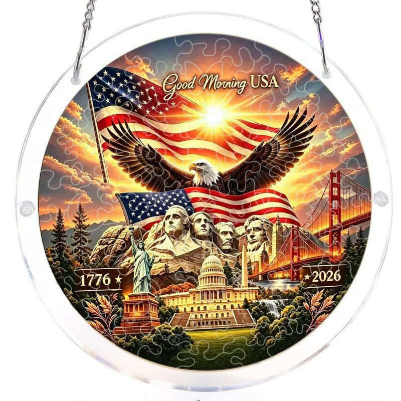 250th Anniversary Colorful Suncatcher Puzzle