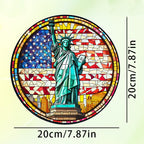 Independence Day 250Th Anniversary Acrylic Decoration Hanging Sign Home Decor Window Porch Hanging Usa Cross Border