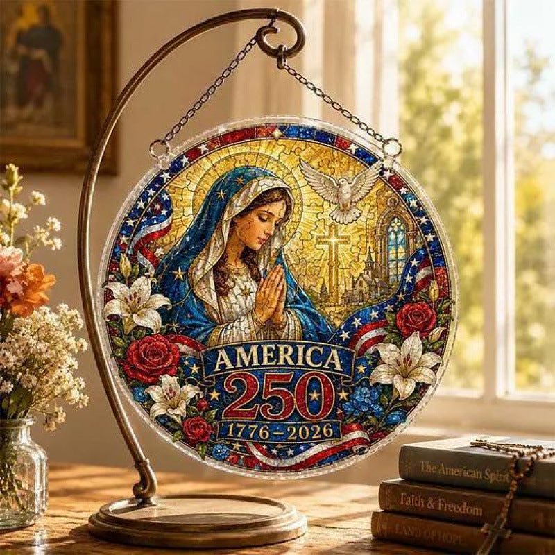 Acrylic Puzzle Suncatcher Ornament 250th Anniversary Acrylic Puzzle