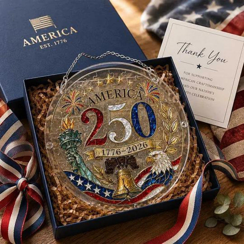 Acrylic Puzzle Suncatcher Ornament 250th Anniversary Acrylic Puzzle