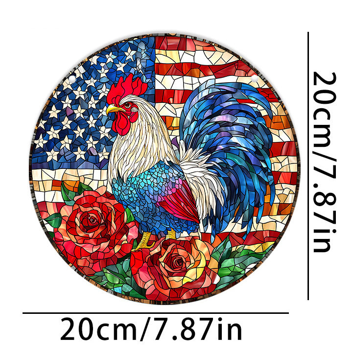 Independence Day 250Th Anniversary Acrylic Decoration Hanging Sign Home Decor Window Porch Hanging Usa Cross Border
