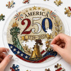 Acrylic Puzzle Suncatcher Ornament 250th Anniversary Acrylic Puzzle