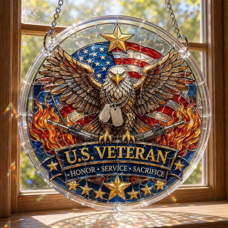 Acrylic Puzzle Suncatcher Ornament 250th Anniversary Acrylic Puzzle