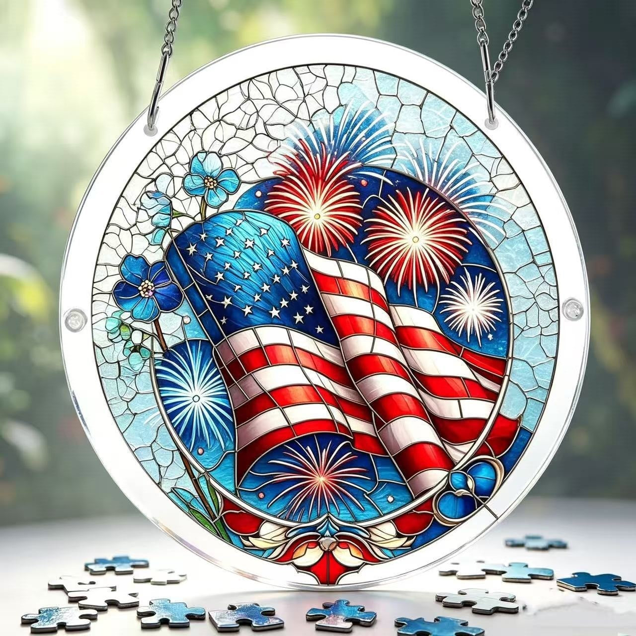 250th Anniversary Colorful Suncatcher Puzzle