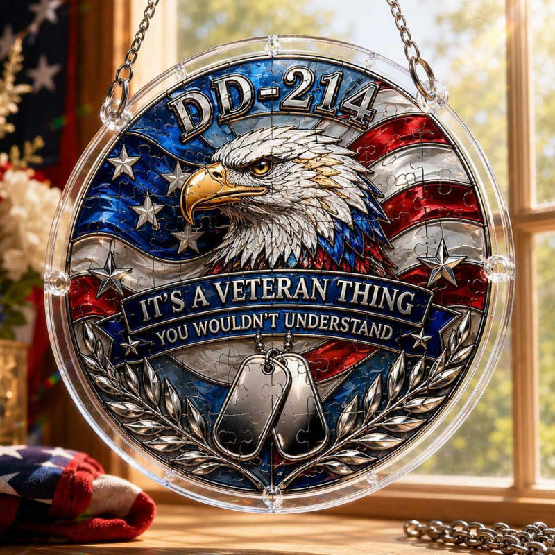 Acrylic Puzzle Suncatcher Ornament 250th Anniversary Acrylic Puzzle
