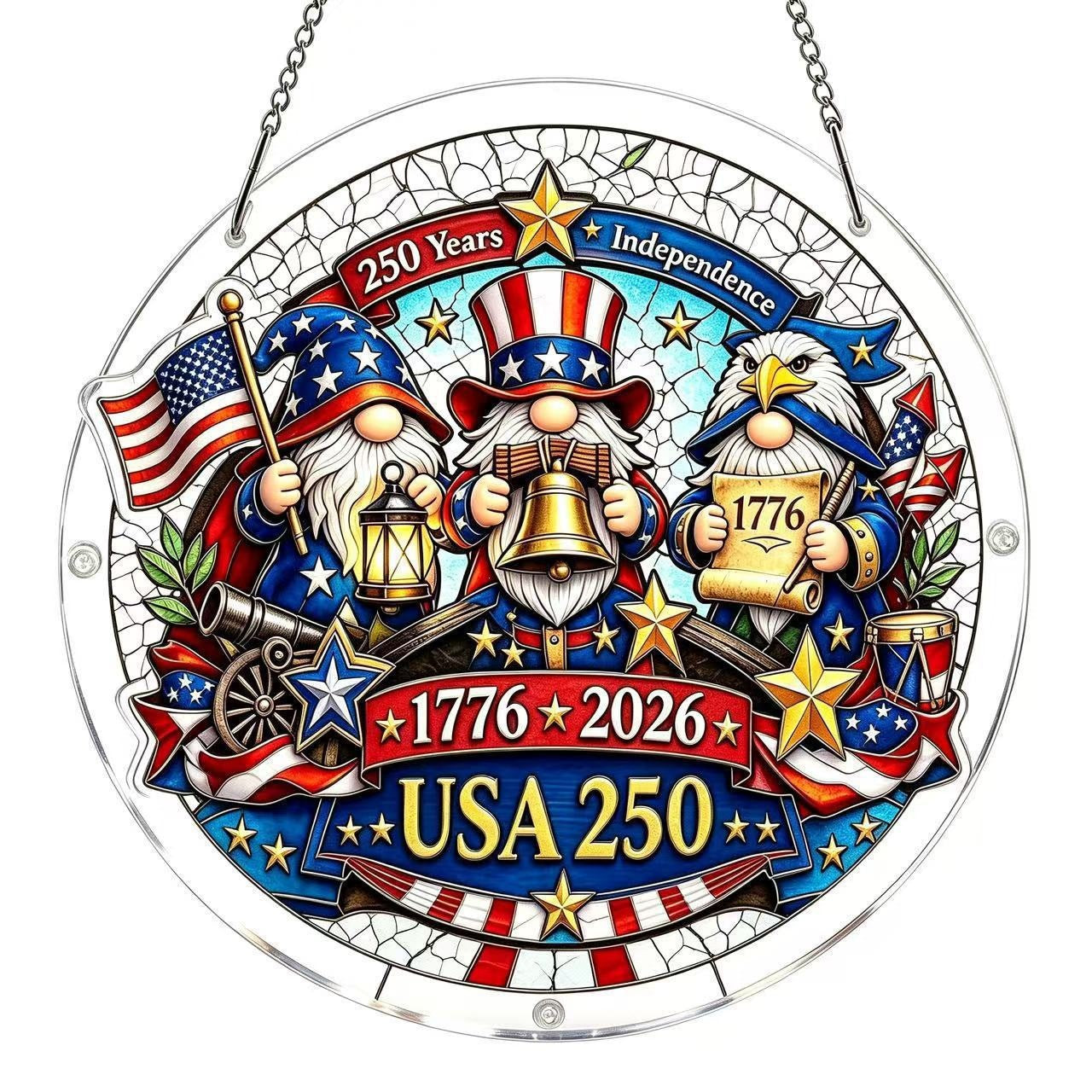 250th Anniversary Colorful Suncatcher Puzzle