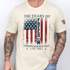 250 Years of Freedom Personalized Shirt, Independence Day Eagle T-Shirt