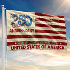 Flagwix 250th Anniversary US Grommet Flag - July 4, 2026 United States of America