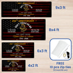 Flagwix USA 250th Anniversary Fence Banner – Don’t Tread On Me Gadsden Flag Patriotic Design
