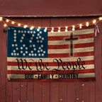 Flagwix We The People Grommet Flag 1776 - 2026 God Family Country 250th Anniversary