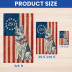 Betsy Ross Paw Prints Dog German Shepherd Flag for 250th Anniversary