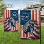 Flagwix Patriotic Horse Garden Flag - 250th Anniversary Horse Prints Betsy Ross Flag Decor