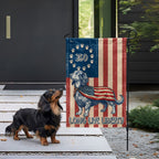 Flagwix Patriotic Dachshund Garden Flag - 250th Anniversary Paw Wiener Prints Betsy Ros Flag Decor