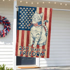 Flagwix Patriotic Cat Garden Flag - 250th Anniversary Paw Prints US  Flag Decor