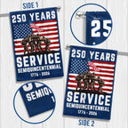 Flagwix American Flag - USA 250th Anniversary Semiquincentennial Patriotic Canvas Flag