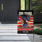 Custom Name American 1776 2026 Flag, Personalized 250 Years Eagle USA Flag