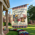 Vintage Americana Patriotic United States 250th Anniversary Flag