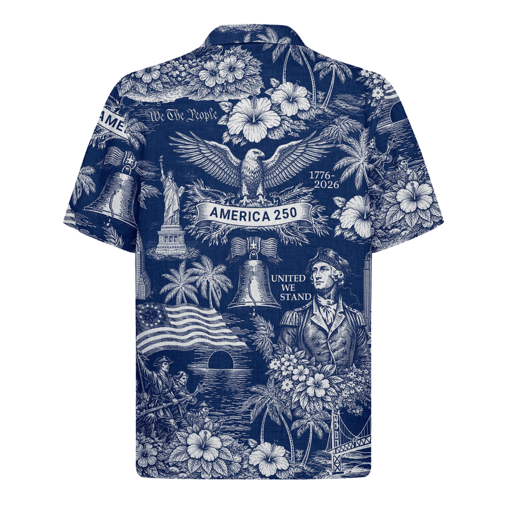 America 250 Years Of Freedom Hawaiian Shirt