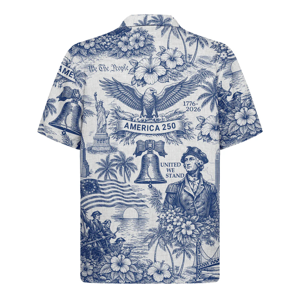 America 250 Years Of Freedom Hawaiian Shirt